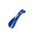 Blue shoe horn on a white background