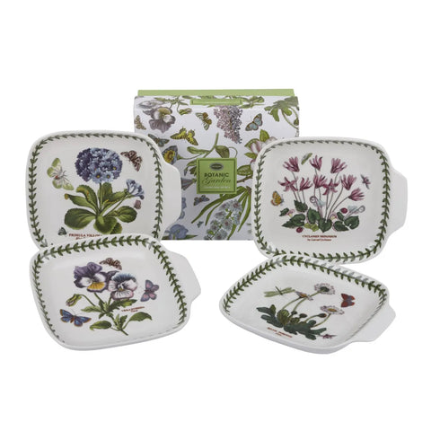 Portmeirion Botanic Garden Canape Dishes Set of 4