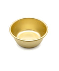 Gold bowl on a white background