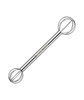 A dual-ended ball wire whisk made from stainless steel with the 'WAGENSTEIGER' logo in the middle on a white background.