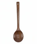 Wooden spoon on a white background