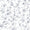 Floral pattern with blue flowers on a white background