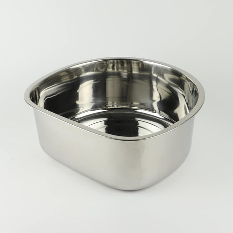 Pearl Life D-Shape Stainless Steel Wash Basin