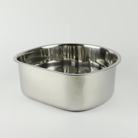 Pearl Life D-Shape Stainless Steel Wash Basin