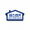 Logo of Kim's Home Center with a house-shaped design on a white background