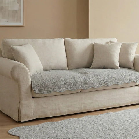 Luxe à la Maison Premium Quilted Cotton Sofa Pad