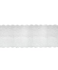 White textured bath mat on a white background