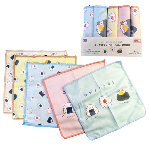 Okazaki Microfiber Dish Cloth – 5pc Set