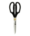 Black-handled scissors with 'Peace' branding on a white background