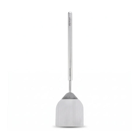 Stainless steel mini turner on a white background