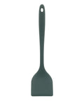 Dark green silicone turner on a white background