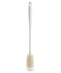 White bottle brush with bristle head on a white background