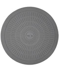 Round gray mat with textured surface and 'Tovolo' branding on a white background