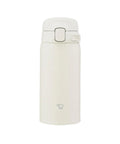 White thermos bottle on a white background